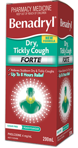 BENADRYL® Dry, Tickly Cough Forte Cough Liquid